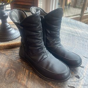 Totes Snow Boots- All weather water-resistant/snow boots, 8M, Black